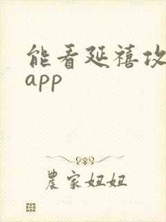 能看延禧攻略的app封面