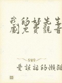 我的好先生电视剧免费观看全集