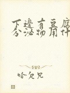 下边有豆腐渣的分泌物用什么药