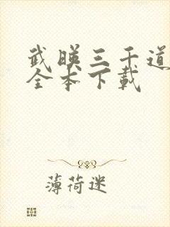 武映三千道八零全本下载