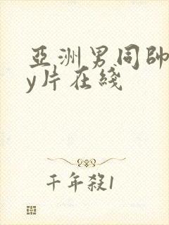 亚洲男同帅gay片在线