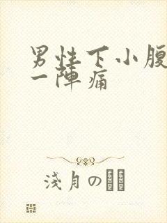 男性下小腹一阵一阵痛