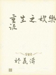 重生之娱乐圈顶流