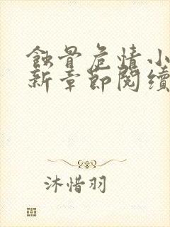 蚀骨危情小说最新章节阅续