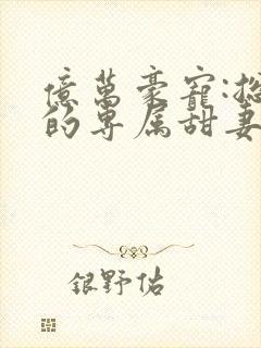 亿万豪宠:总裁的专属甜妻封面