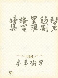 暗格里的秘密全集电视剧免费观看