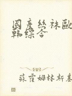 国产丝袜欧美日韩综合