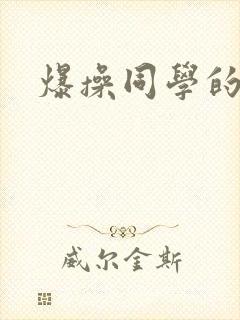 爆操同学的妈妈