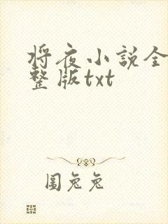 将夜小说全集完整版txt