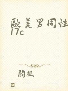 欧美男同性网站17c