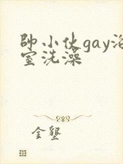 帅小伙gay浴室洗澡