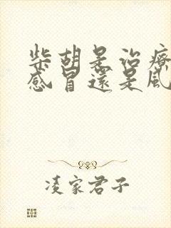 柴胡是治疗风寒感冒还是风热感冒