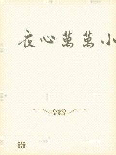 夜心万万小说