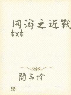网游之近战法师txt
