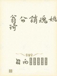 翁公销魂姚瑶琦琦