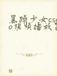 暴躁少女csgo视频播放器推荐