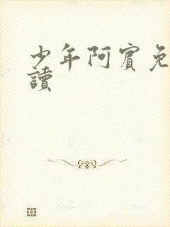 少年阿宾免费阅读