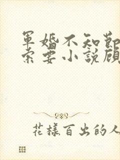 军婚不知节制地索要小说顾念