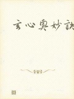 玄心奥妙诀
