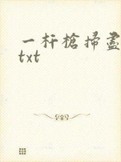 一杆枪扫尽全家txt