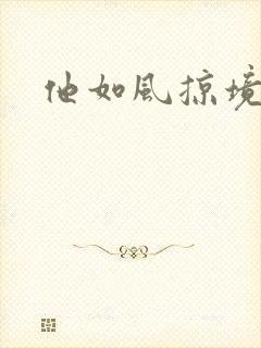 他如风掠境