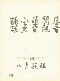 孙小萌闫辰的小说免费观看