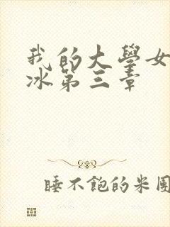 我的大学女友小冰第三章封面