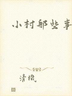 小村那些事