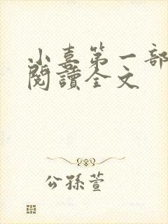 小喜第一部免费阅读全文封面