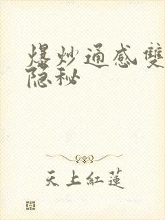 爆炒通感双胞胎隐秘