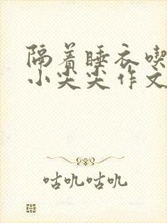 隔着睡衣吃你的小尖尖作文季柠封面