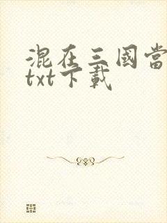 混在三国当军阀txt下载