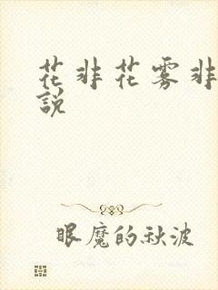 花非花雾非雾小说