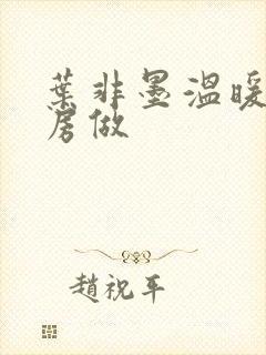 叶非墨温暖在厨房做