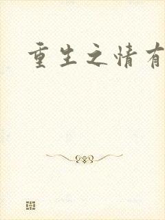 重生之情有独钟