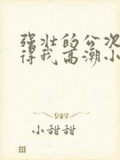 强壮的公次次弄得我高潮小说