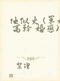 他似火 (军婚 高干 婚恋)全文免费百度云