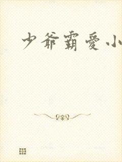 少爷霸爱小丫头