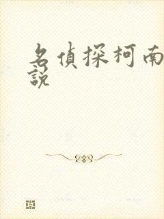 名侦探柯南h小说