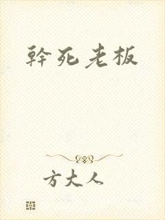 干死老板封面