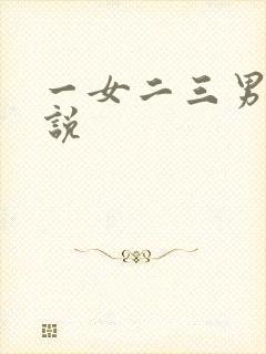 一女二三男事小说