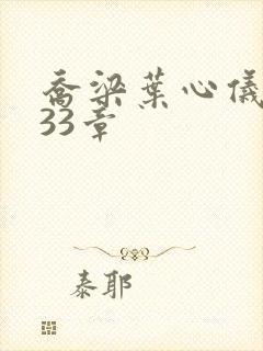 乔梁叶心仪3233章封面