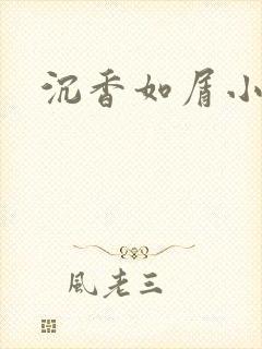 沉香如屑小说