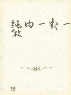 纯肉一对一到处做