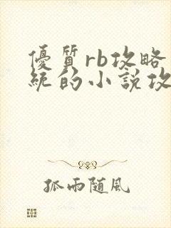 优质rb攻略系统的小说攻略系统全文免费阅读