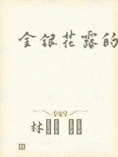 金银花露的小说