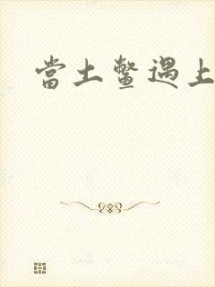 当土鳖遇上海龟