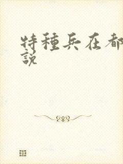 特种兵在都市小说