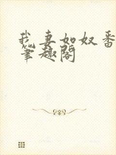 我妻如奴番外篇笔趣阁