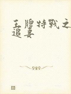 王牌特战之军少追妻